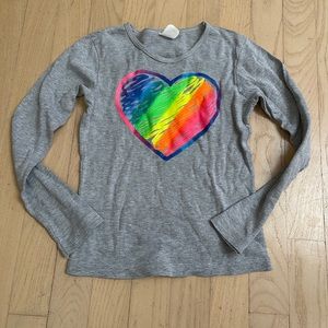 NWT Royal Apparel Denny’s boutique heart neon shirt